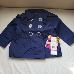 NWT 12 MONTH RAIN JACKET GIRLS (SPRING IS COMING)